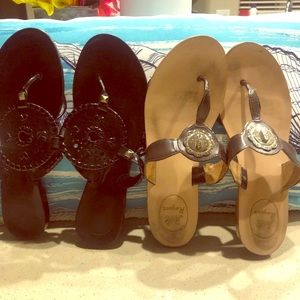 2 pair of Jack Rogers